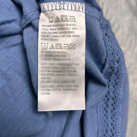 NWT Canyon Retreat Boot Dress Womens 1X Denim Blue Midi Boho Fall Western - Picture 6 of 6